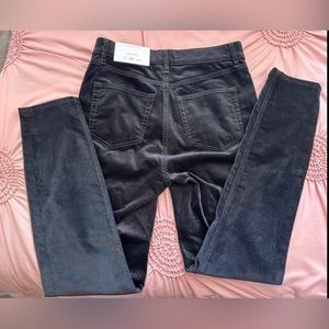 Black velvet pans from the loft size 4